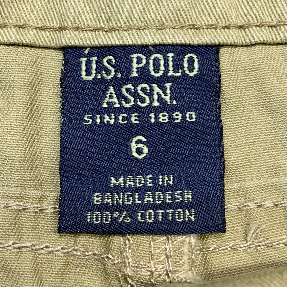U.S. Polo Assn~NWT~Boy’s 2 Piece Plaid Button Up Shirt/Khaki Pant Set~Sz 6 - Picture 13 of 15